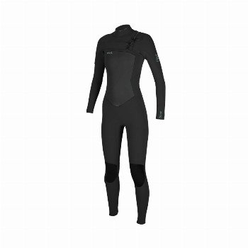 O'Neill WOMENS EPIC 4/3MM CHEST ZIP WETSUIT (2022) - BLACK