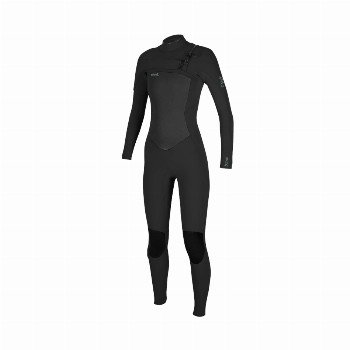 O'Neill WOMENS EPIC 5/4MM CHEST ZIP WETSUIT - BLACK