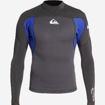 Quiksilver1.5MM PROLOGUE - LONG SLEEVE NEOPRENE SURF TOP FOR MEN BLACK