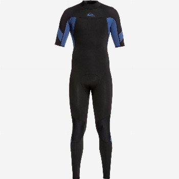 Quiksilver2/2MM SYNCRO - SHORT SLEEVE BACK ZIP FLT SPRINGSUIT FOR MEN BLACK