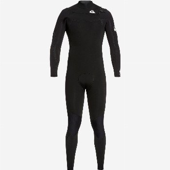 Quiksilver3/2MM SYNCRO - CHEST ZIP WETSUIT FOR MEN BLACK