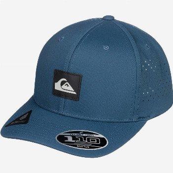 Quiksilver ADAPTED - FLEXFIT CAP FOR MEN BLUE