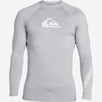 QuiksilverALL TIME - LONG SLEEVE UPF 50 RASH VEST FOR MEN GREY