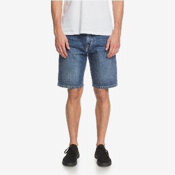 Quiksilver AQUA CULT AGED 20" - DENIM SHORTS FOR MEN BLUE