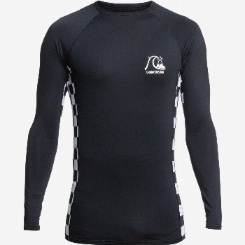 QuiksilverARCH THIS - LONG SLEEVE UPF 50 RASH VEST FOR MEN BLACK
