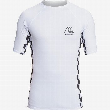 QuiksilverARCH THIS - SHORT SLEEVE UPF 50 RASH VEST FOR MEN WHITE