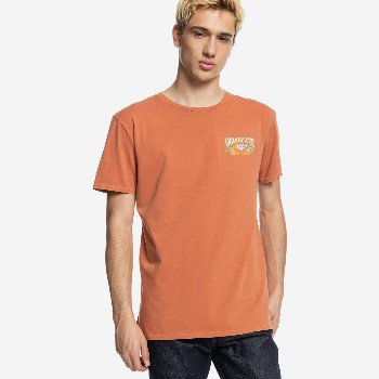 Quiksilver BAJA ROAD - T-SHIRT FOR MEN BROWN