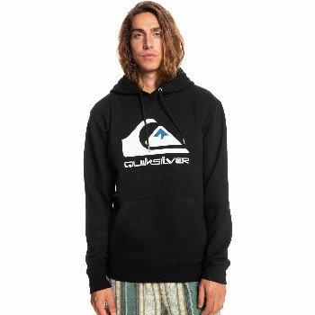 Quiksilver BIG LOGO - FLEECE FOR MEN BLACK