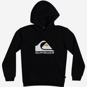 QuiksilverBIG LOGO - HOODIE FOR BOYS 8-16 BLACK