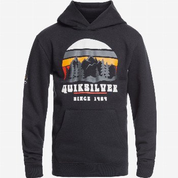 QuiksilverBIG LOGO SNOW - HOODIE FOR BOYS 8-16 BLACK