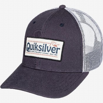 Quiksilver BIG RIGGER - TRUCKER CAP BLUE