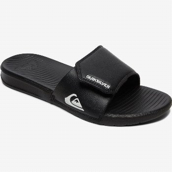 QuiksilverBRIGHT COAST - ADJUSTABLE SLIDERS FOR MEN BLACK