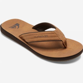 Quiksilver CARVER NUBUCK - SANDALS FOR MEN BEIGE