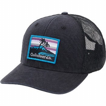 QuiksilverCLEAN MEANIE - SNAPBACK CAP FOR MEN BLACK