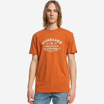 Quiksilver CLOSED TION - T-SHIRT FOR MEN BROWN