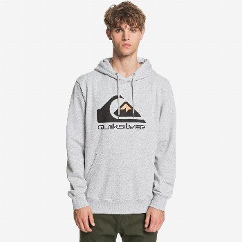 Quiksilver COMP LOGO - HOODIE FOR MEN GREY