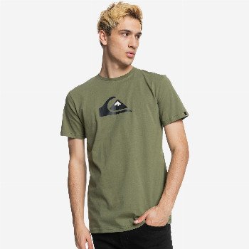 Quiksilver COMP LOGO - T-SHIRT FOR MEN GREEN