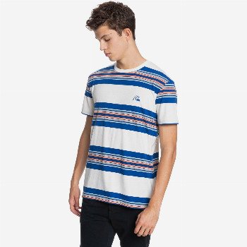 Quiksilver COREKY MATE - ORGANIC T-SHIRT FOR MEN BLUE