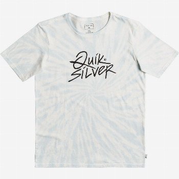 Quiksilver DRAFT MESSAGE - T-SHIRT FOR BOYS 8-16 WHITE