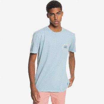 Quiksilver DREAM SESSIONS - ORGANIC T-SHIRT FOR MEN BLUE