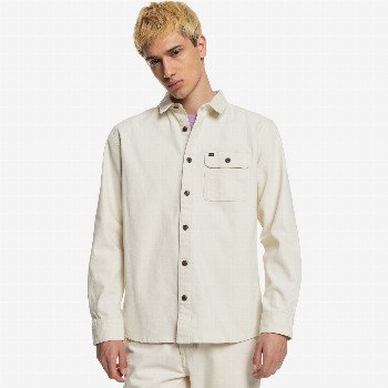 Quiksilver EADY - LONG SLEEVE SHIRT FOR MEN WHITE