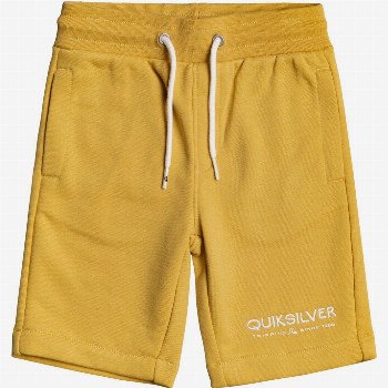 Quiksilver EASY DAY - SWEAT SHORTS FOR BOYS 2-7 YELLOW