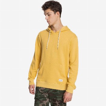 Quiksilver ESSENTIALS - ORGANIC HOODIE FOR MEN YELLOW