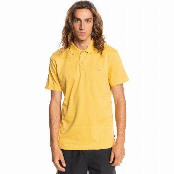 QuiksilverESSENTIALS - ORGANIC SHORT SLEEVE POLO SHIRT FOR MEN YELLOW