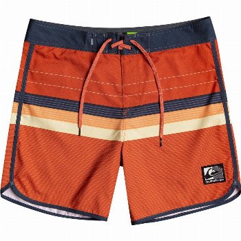Quiksilver EVERYDAY MORE CORE 15" - BOARD SHORTS FOR BOYS 8-16 ORANGE