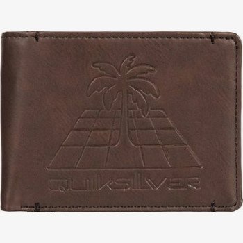 QuiksilverEXHIBITION - BI-FOLD WALLET WITH REMOVABLE CARD HOLDER FOR MEN BROWN