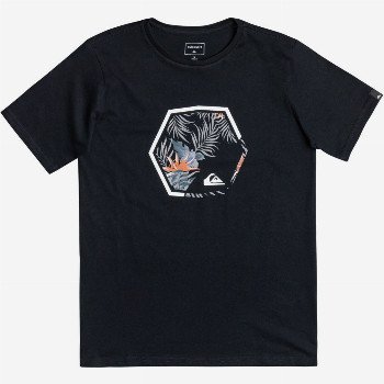 QuiksilverFADING OUT - T-SHIRT FOR BOYS 8-16 BLACK