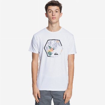 Quiksilver FADING OUT - T-SHIRT FOR MEN WHITE