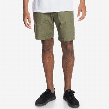 Quiksilver FATIGUE STRETCH - ELASTICATED SHORTS FOR MEN GREEN