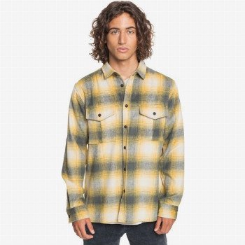 QuiksilverFIERCE VOLCANO - LONG SLEEVE SHIRT FOR MEN YELLOW