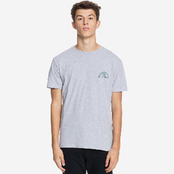 Quiksilver FOREIGN TIDES - ORGANIC T-SHIRT FOR MEN GREY
