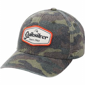 Quiksilver FULL HUSH - SNAPBACK CAP FOR MEN GREEN