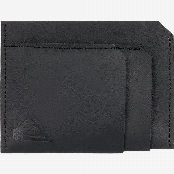 Quiksilver GABES FORRAY - WALLET FOR MEN BLACK