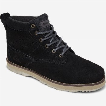 Quiksilver GART - SUEDE LACE-UP WINTER BOOTS FOR MEN GREY