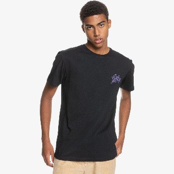 Quiksilver GOLD TO GLASS - T-SHIRT FOR MEN BLACK