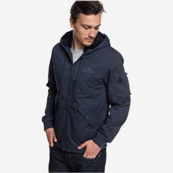 Quiksilver HANA GO - WATER RESISTANT HOODED JACKET BLUE