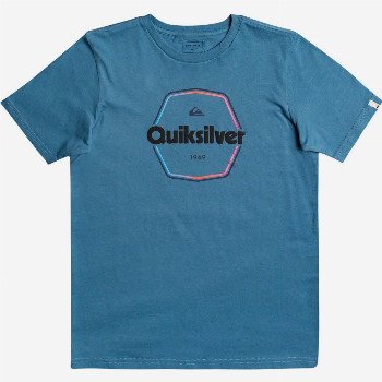 Quiksilver HARD WIRED - T-SHIRT FOR BOYS 8-16 BLUE
