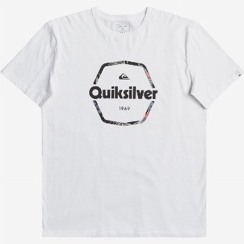 QuiksilverHARD WIRED - T-SHIRT FOR MEN WHITE