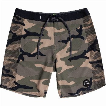 Quiksilver HIGHLITE ARCH 16" - BOARD SHORTS FOR BOYS 8-16 BROWN