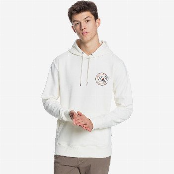 Quiksilver INTO THE WIDE - ORGANIC HOODIE FOR MEN WHITE