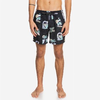 Quiksilver ISLAND PULSE 15" - SWIM SHORTS FOR MEN BLACK