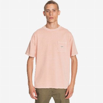 Quiksilver ITINGA - T-SHIRT FOR MEN PINK