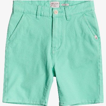 QuiksilverKRANDY - CHINO SHORTS FOR BOYS 8-16 GREEN