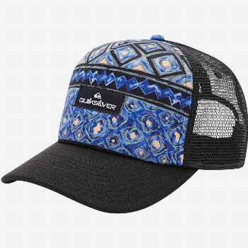 QuiksilverLEASH PULL - TRUCKER CAP FOR MEN BLACK