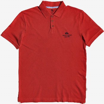 QuiksilverLOIA POLO - SHORT SLEEVE SHIRT FOR MEN RED