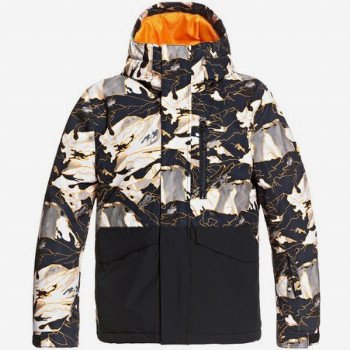 QuiksilverMISSION BLOCK - SNOW JACKET FOR BOYS 8-16 ORANGE